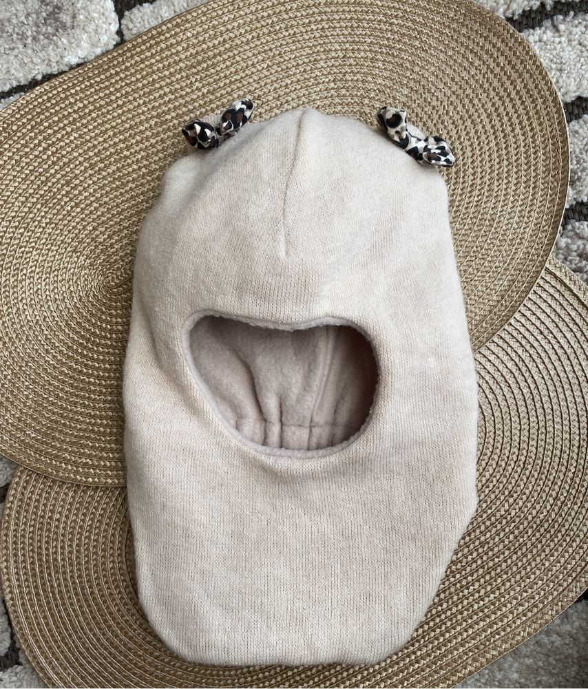 Зимова шапка шолом для дівчинки(3-5 років)