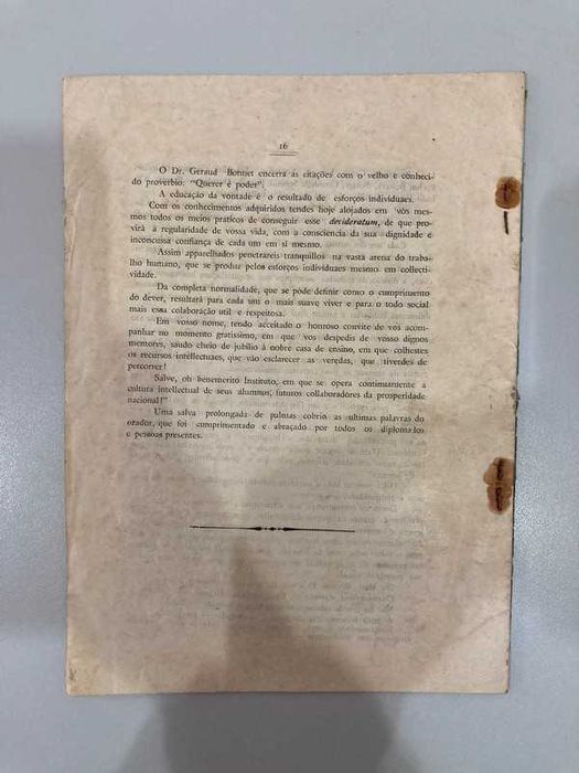 Instituto Commercial 1912