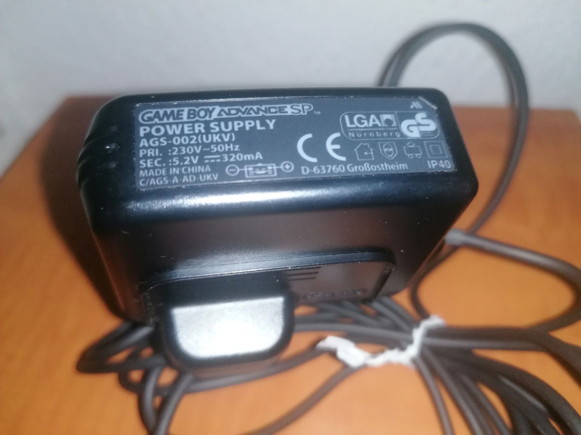 Carregador Nintendo Gameboy Advance / SP