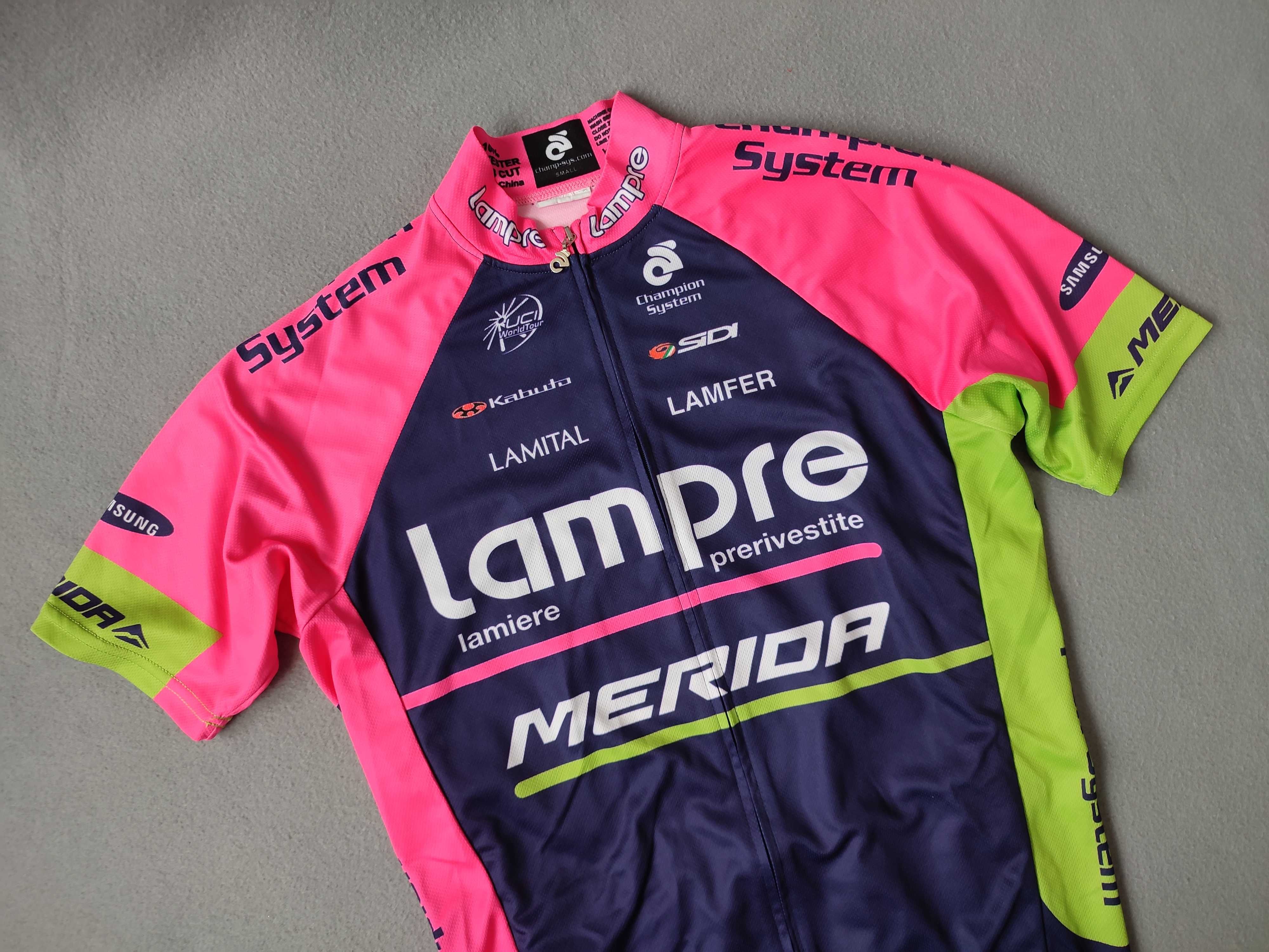 Джерси Merida Lampre р. S, велофутболка Champion System