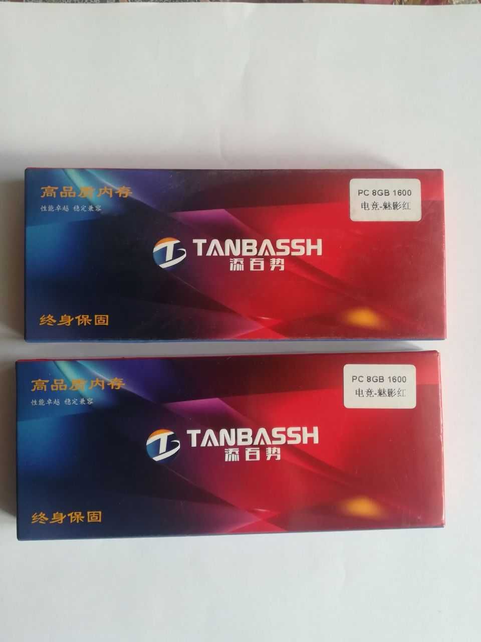 Tanbassh  DDR3 8gb 1600 с радиатором 2 шт
