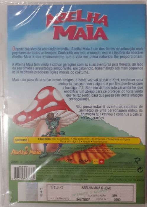 Filmes DVD Abelha Maia (Filmes Infantis) - Novos