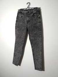 Reserved jeans spodnie jeansowe szare rurki 38