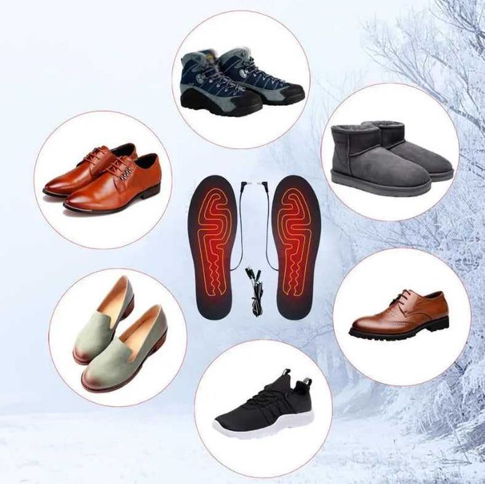 Устілки ЮСБ з підігрівом Стельки с подогревом