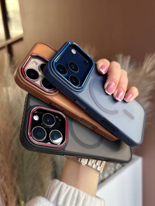 Чохол протиударний iPhone 17 Pro Max айфон про макс оранжевий