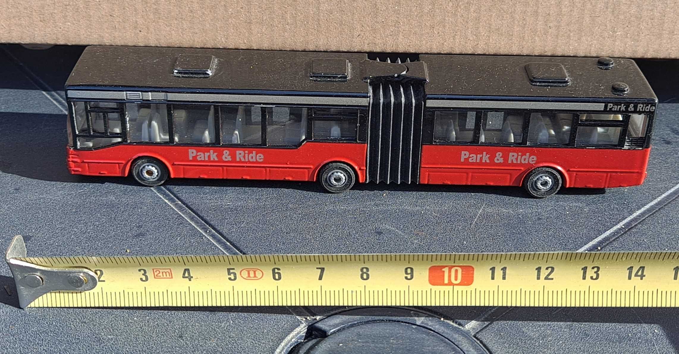 Autobus, metalowy model, MAN,