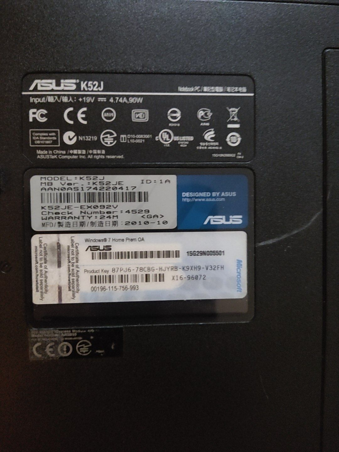 Portátil ASUS entrega em mão