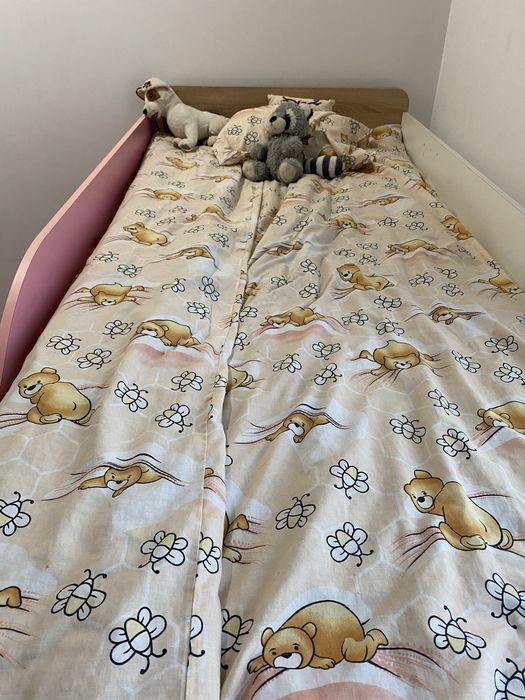 Ліжко для дівчинки, ліжко дитяче, ліжко, тумба,шафа,комод