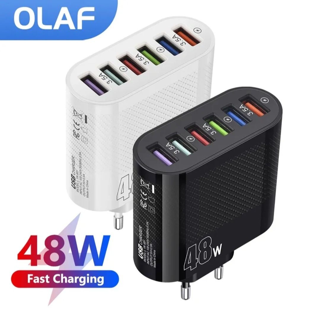 Carregador rápido Fast Charger 6 entradas r