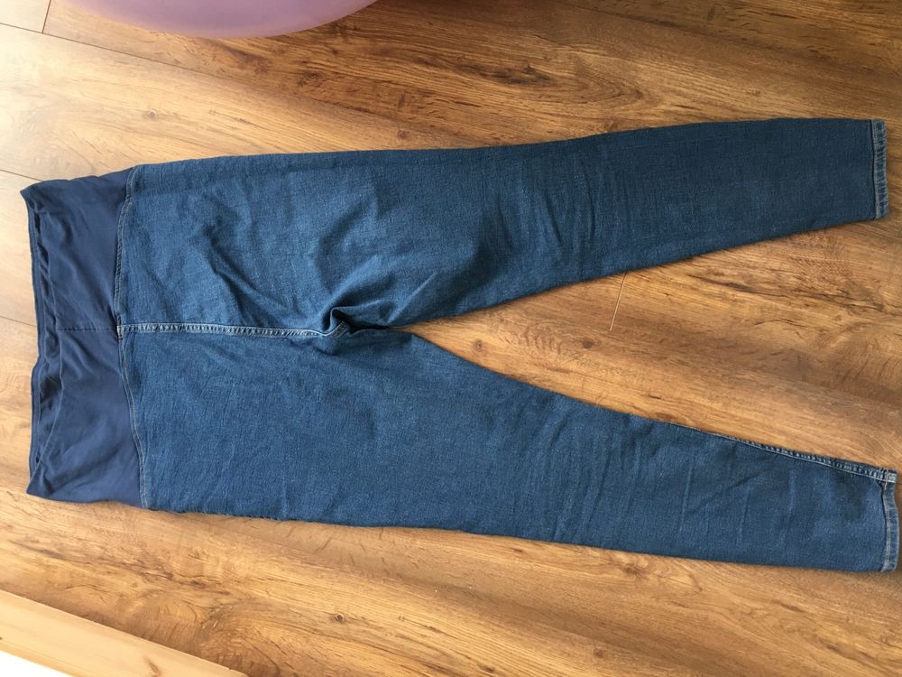 Jeansy spodnie ciążowe H&M r. XL