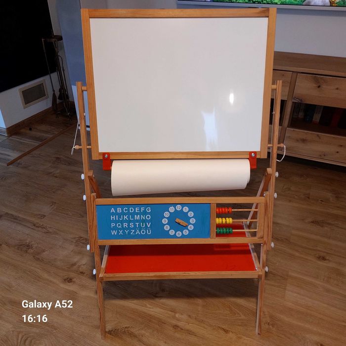Tablica magnetyczna i kredowa dla dzieci