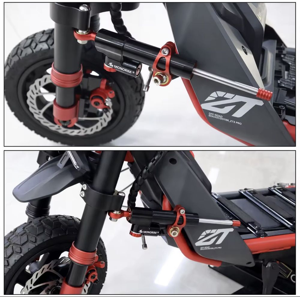 Amortecedor de direcao trotinete eletrica segway zt3 pro , zt3 e