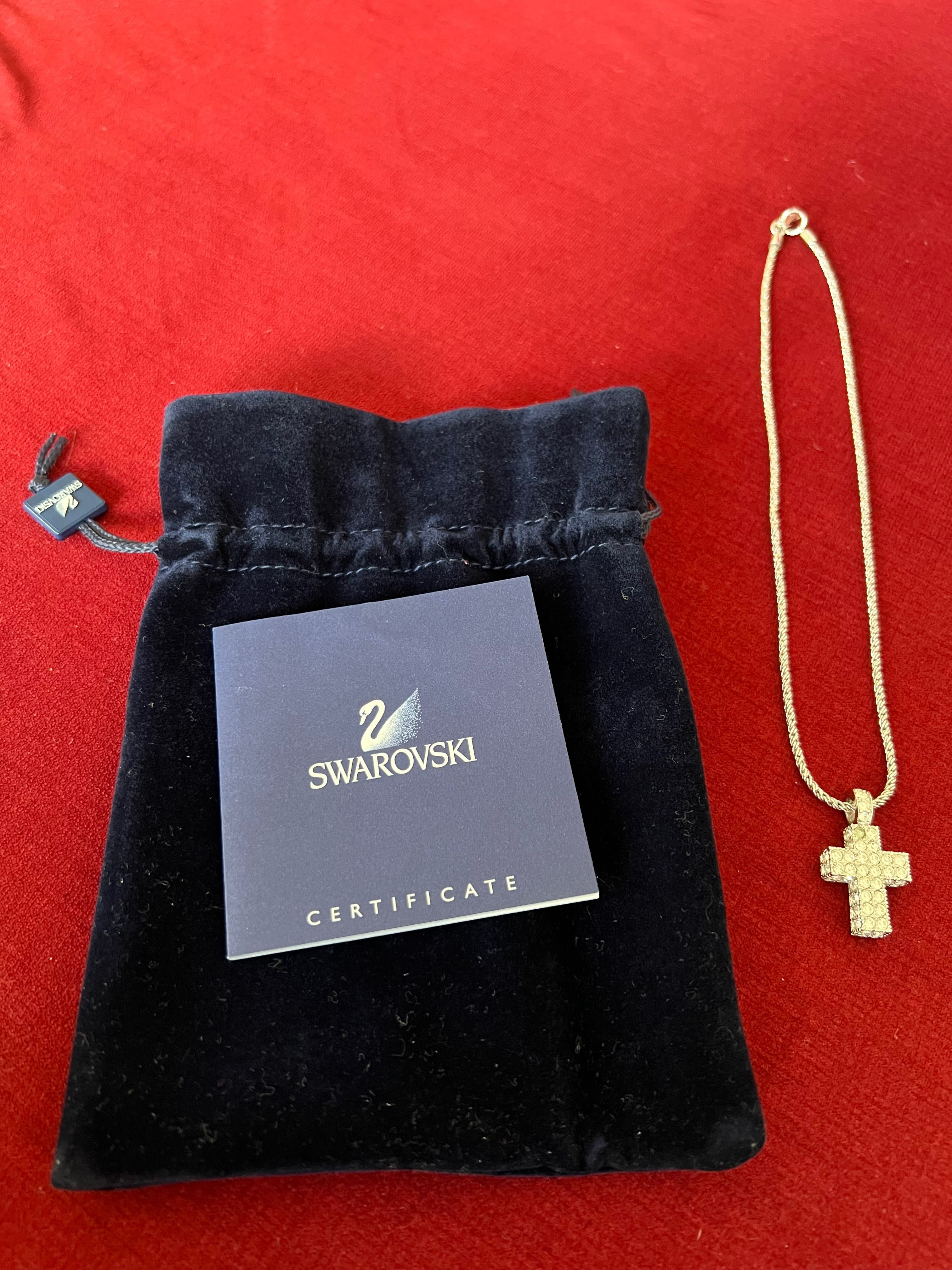 Swarovski Fio com Cruz