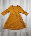 Musztardowa sukienka r 42 Primark