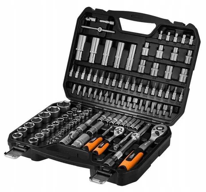 Набір інструментів Neo Tools 108 штук в кейсі 1/2 та 1/4 хром-ванадій