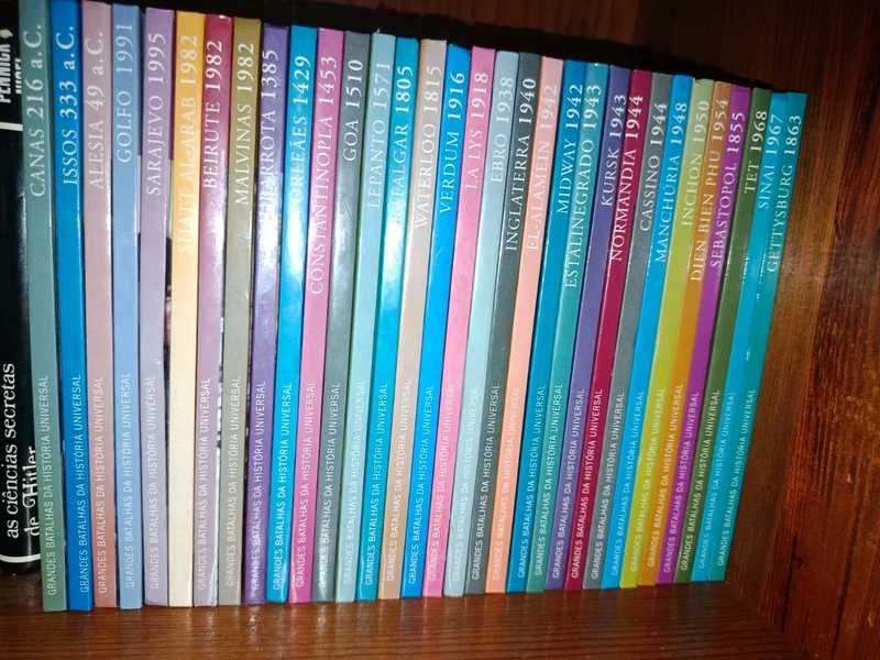 Coleção das Grandes Batalhas da Historia Universal, 33 Livros novos