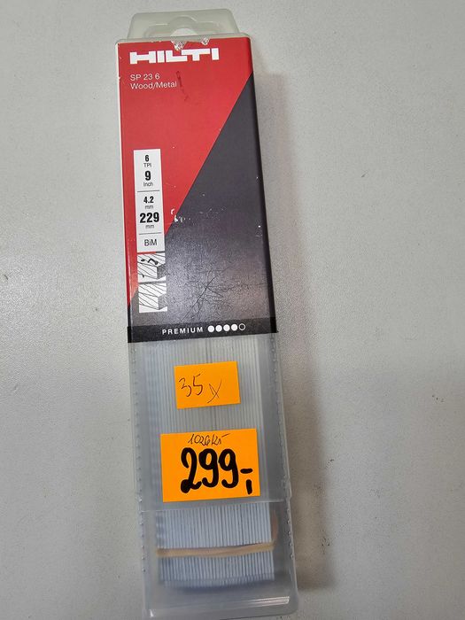Nożyki Brzeszczoty Ostrza do Piły Szablastej Hilti SP 23 6