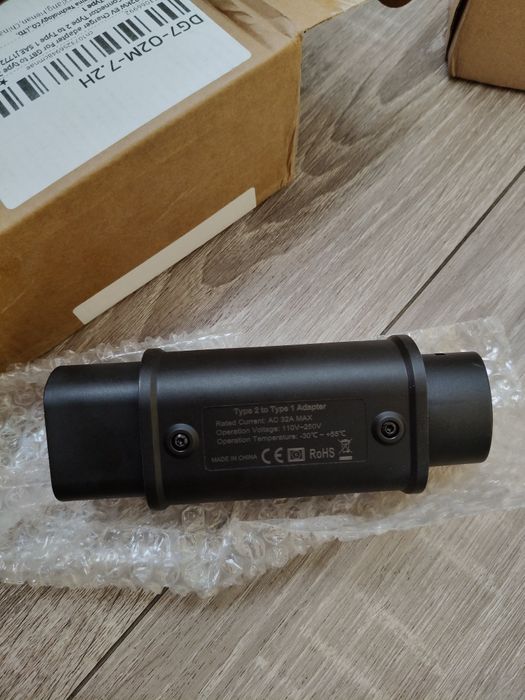 Адаптер перехідник type 2-type 1,type 2-gbt type 1-gbt,Тесла ccs2 тип2