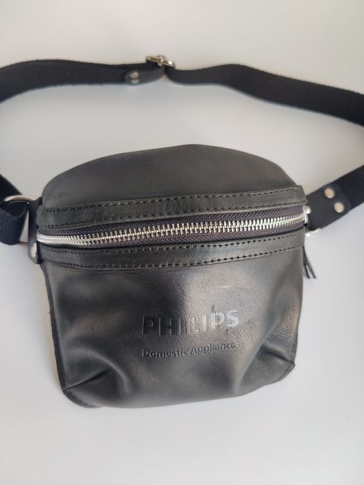 Сумка поясна бананка Philips [натуральна шкіра]