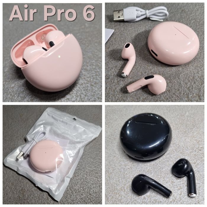 Розпродаж! Бездротові навушники Lenovo, Xiaomi та Air Pro 6 (bluetooth