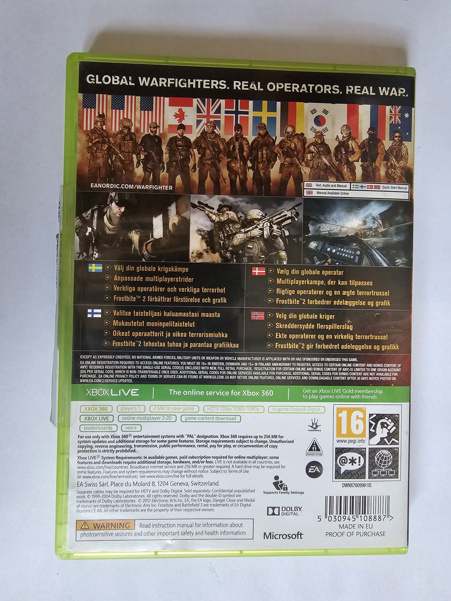 Gra Medal of Honor Warfighter x box 360