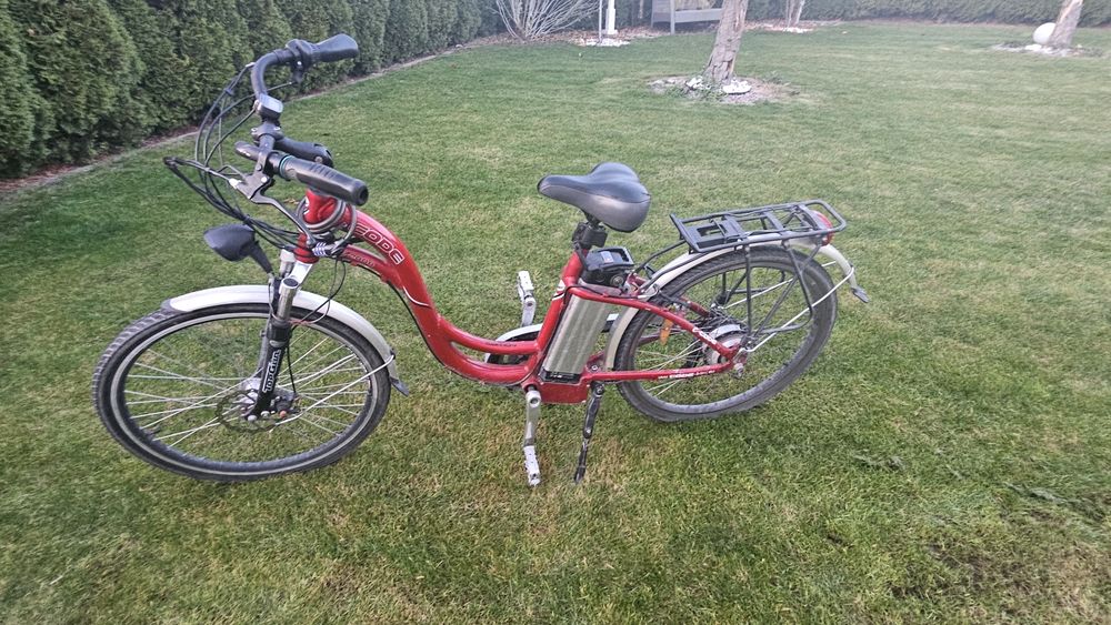 Rower elektryczny, niski, damski, code