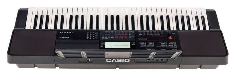 CASIO CT-X700 Keyboard DO NAUKI + Statyw + Ławka + Słuchawki | Zestaw