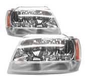 FARÓIS OPTICAS PARA JEEP GRAND CHEROKEE 99-05