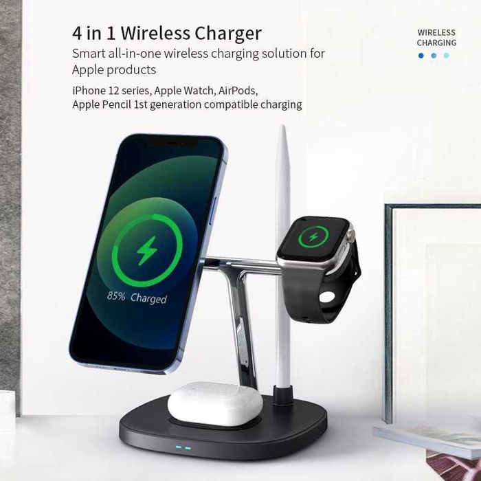 Бездротовий зарядний пристрій Choetech 4-in-1 Magnetic Wireless