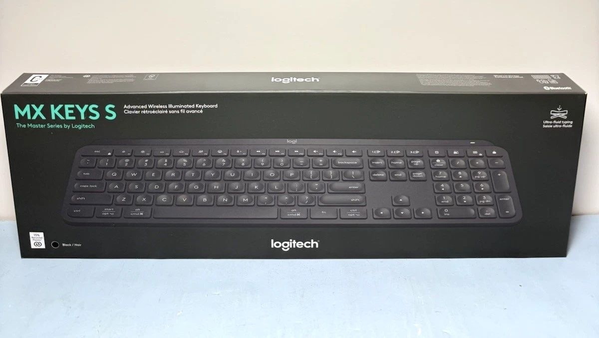 Клавіатура Logitech MX Keys S full Ansi US Black