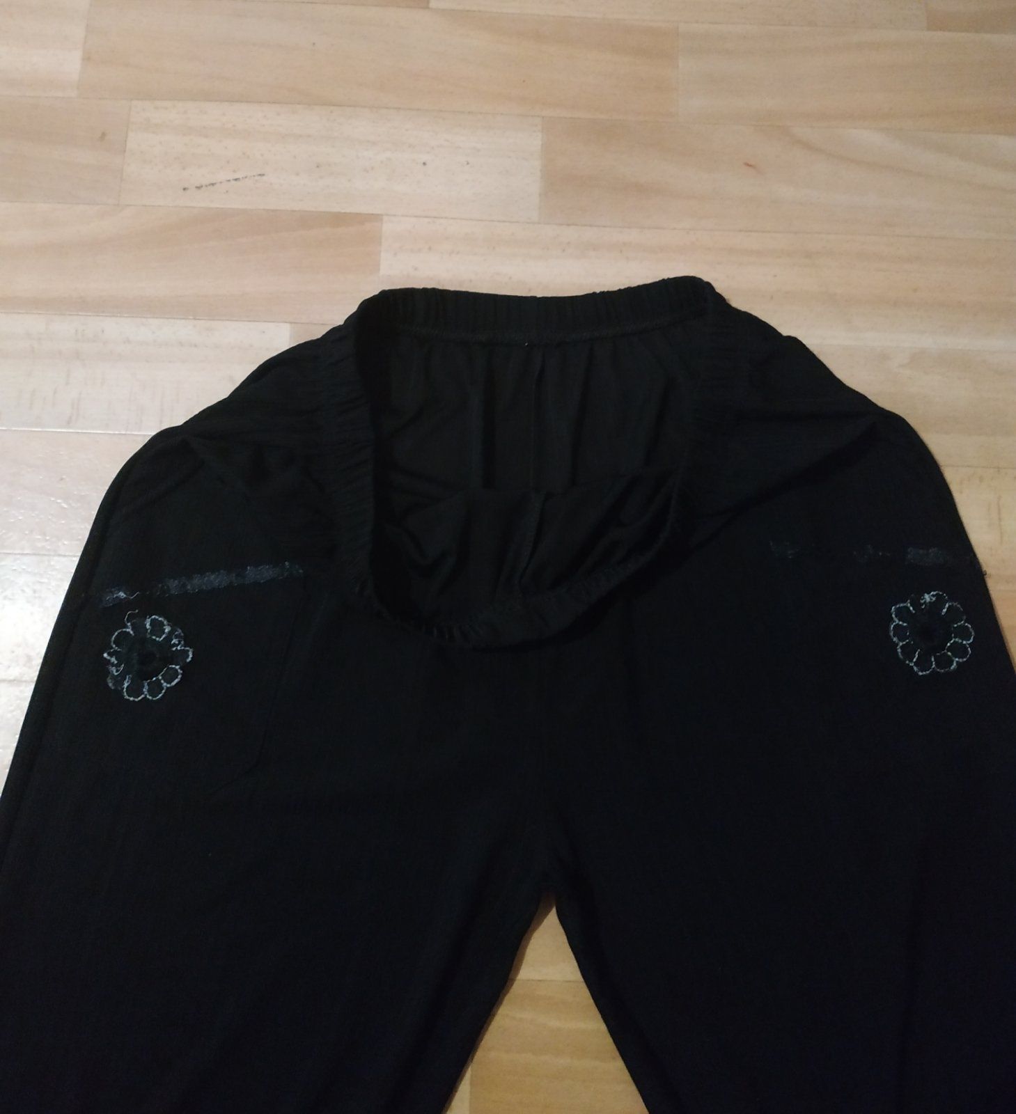 Черные лёгкие бриджи шорты женские новый р XL/50