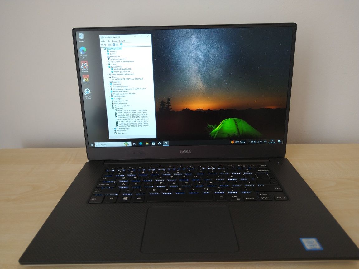 Dell 5520 Precision i7-7820HQ, 16GB DDR4, SSD - 512GB, 4GB NVIDIA