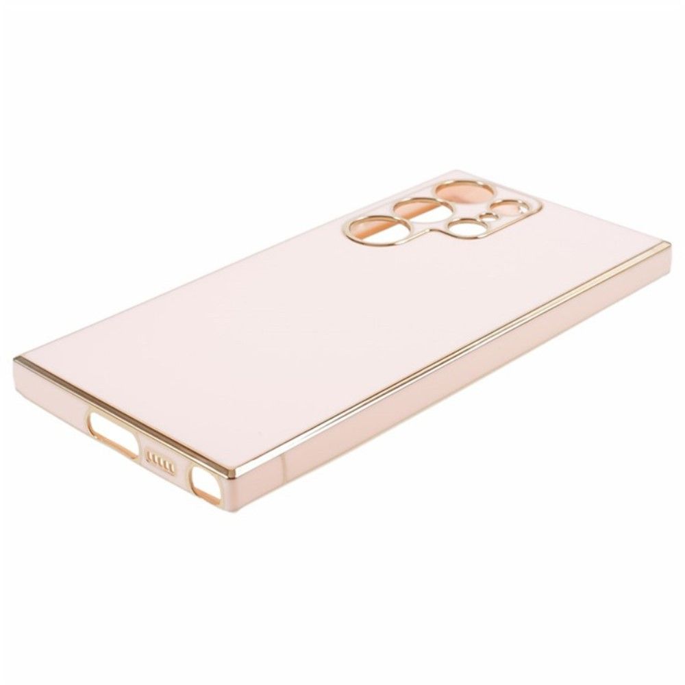 Etui Plecki Samsung Galaxy S23 Ultra Różowy Złoty