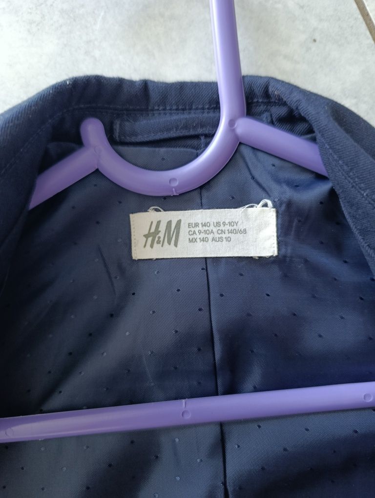 Granatowa marynarka h&m