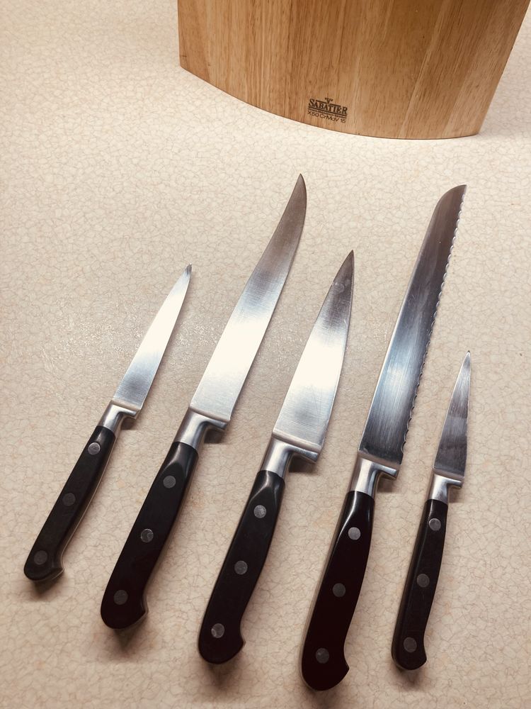 Komplet set zestaw noży Sabatier