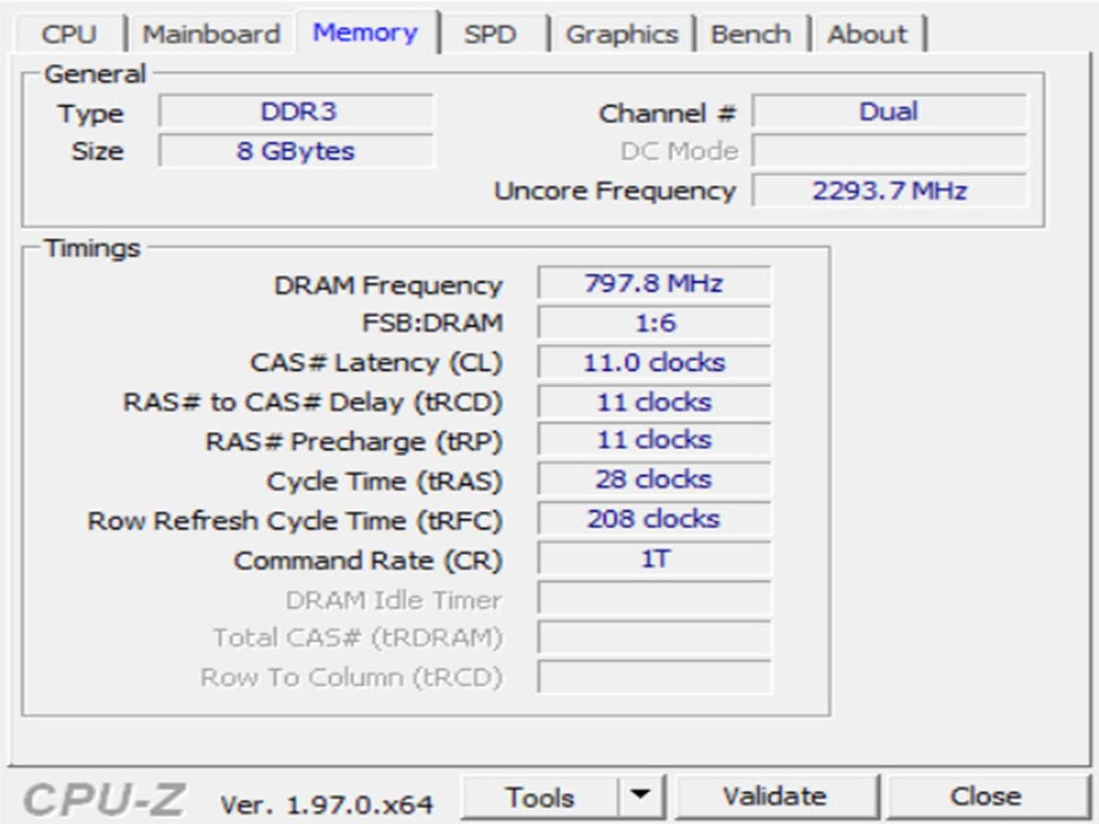 DDR3 8GB HyniX 12800 L