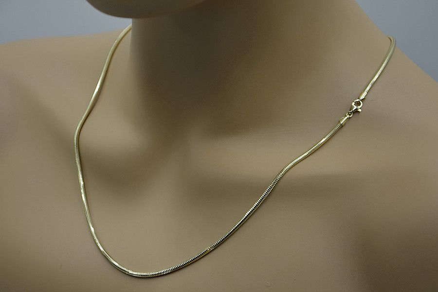 Złoty łańcuszek 14k 585 linka żmijka Tondo cc020y 55cm 2,25mm Gdańsk