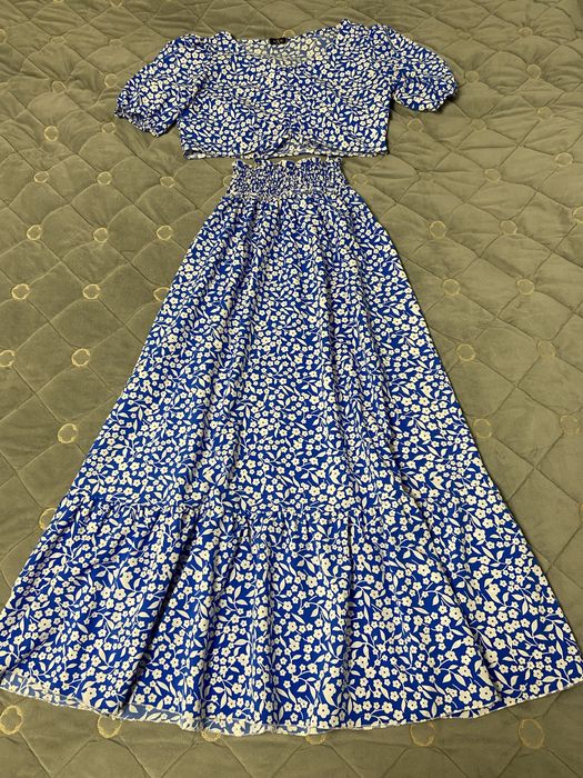 Літній костюм топ + спідниця