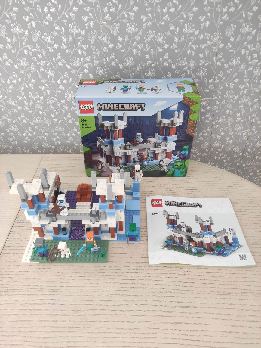 Lego Minecraft 21186, Лего Майнкрафт Крижаний замок