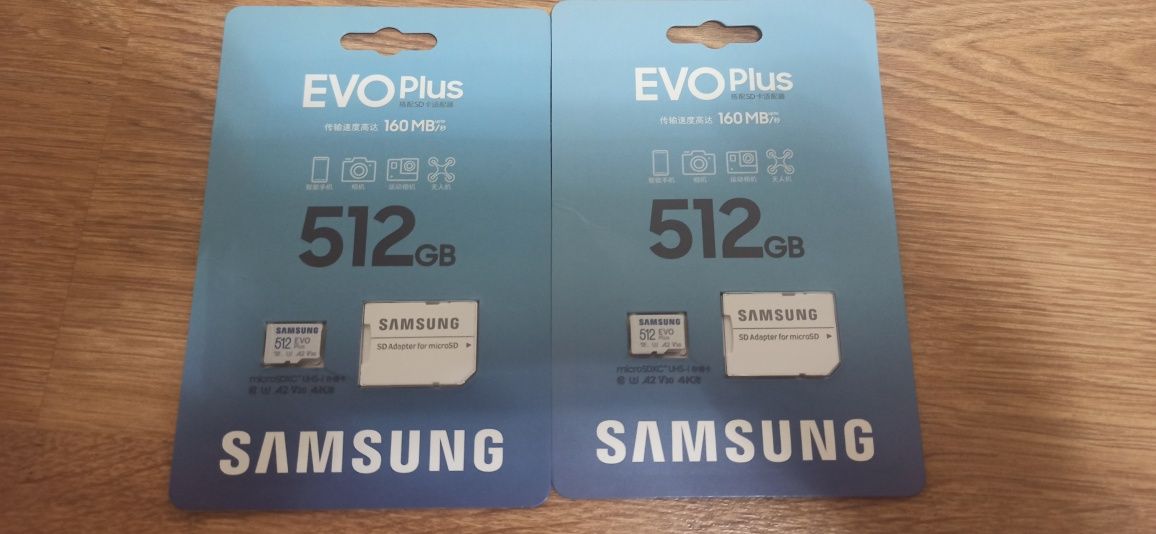 Оригінальна карта пам'яті micro SD Samsung Evo Plus  128GB, 512GB, 1Т