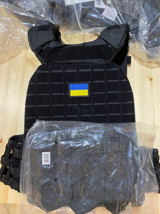 Kamizelka taktyczna czarna system comfort+