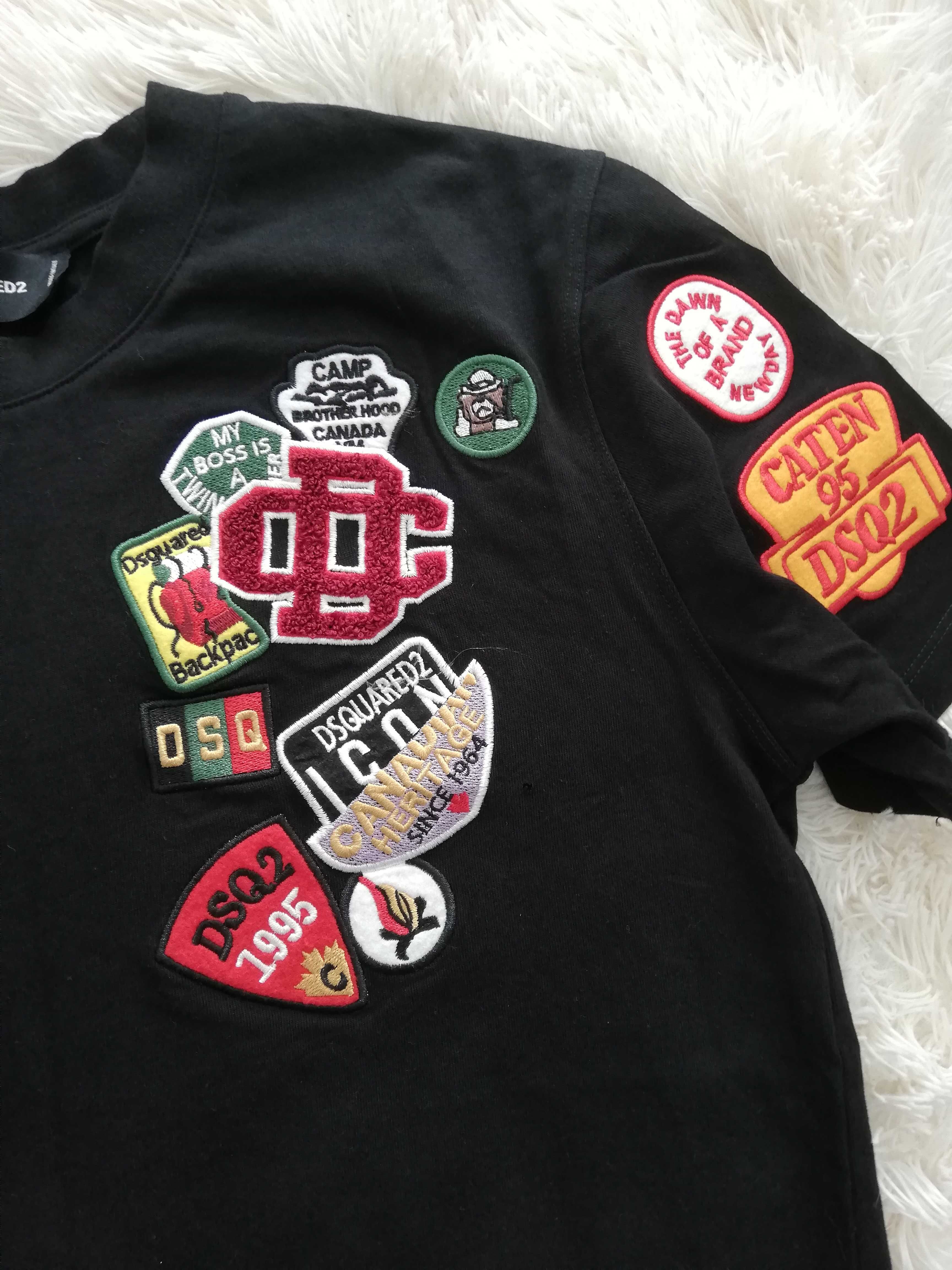 koszulka Dsquared2 Made in Italy M 38 czarna
