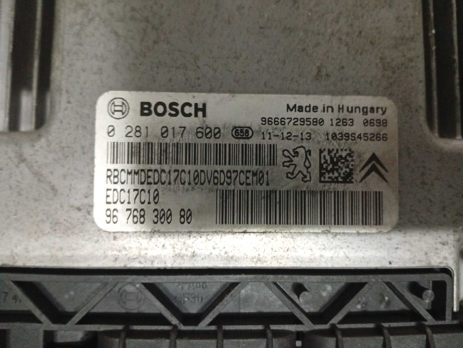 centralina motor citroen berlingo 1.6 hdi edc 17c10