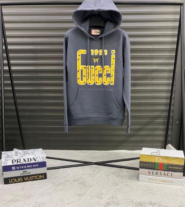 Bluza z kapturem unisex Gucci sklepowa kolory
