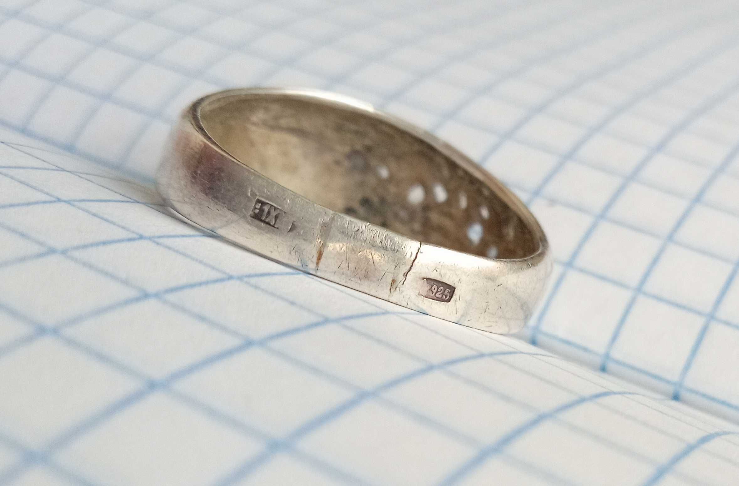 Кольцо перстень серебро 925 проба со звездой. СССР
