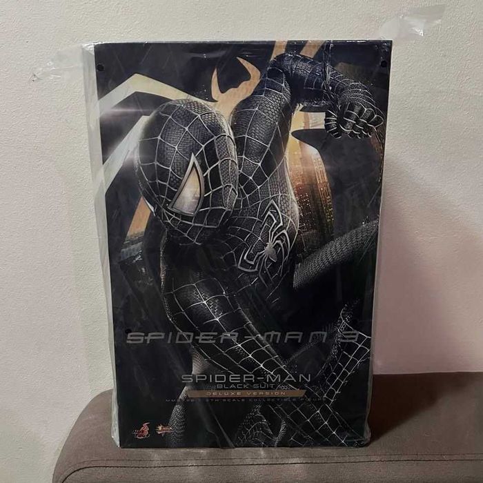 Figura Hot Toys Spider-man 3 Black Suit Deluxe Version