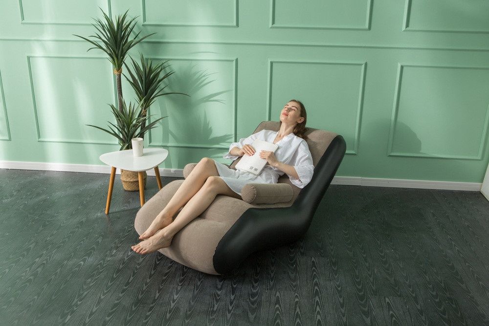 Надувное кресло/шезлонг/кровать надувная/диван ленивый в форме S