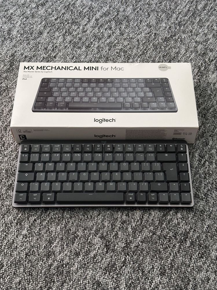 Klawiatura mechaniczna logitech for mac mx mechanical apple komplet