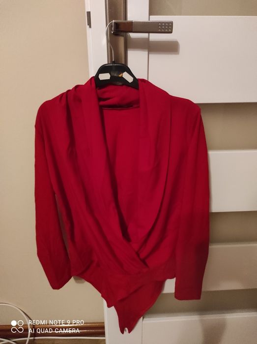 Czerwona bluzka body