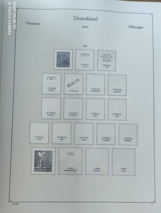 Album na znaczki Schaubek Deutschland Berlin